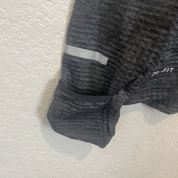 Nike running dri fit windbreaker jacket womens size M black softshell - Picture 6 of 10